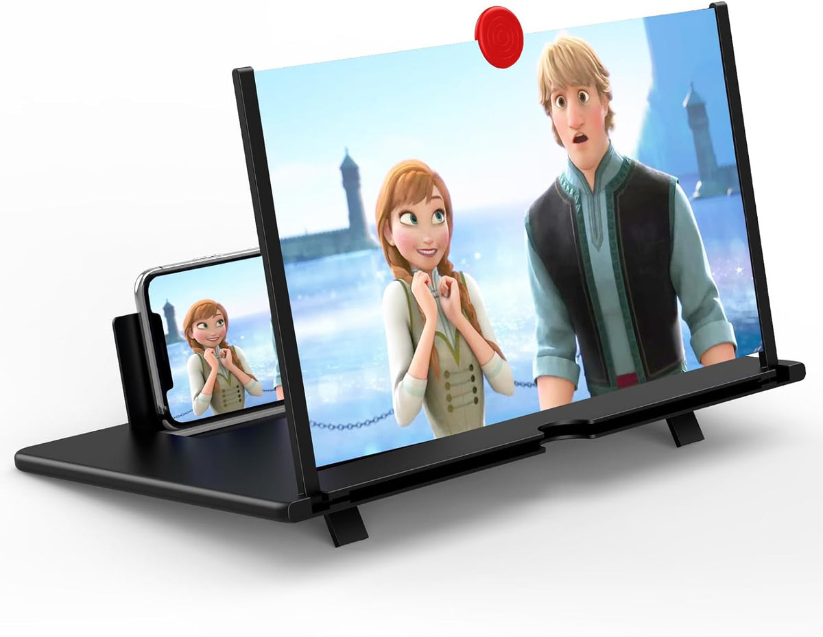 Moktan Sabai 16 Inch Phone Screen Magnifier HD Mobile Screen Amplifier Stand for Movies