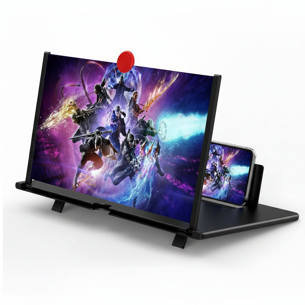 Moktan Sabai 16 Inch Phone Screen Magnifier HD Mobile Screen Amplifier Stand for Movies