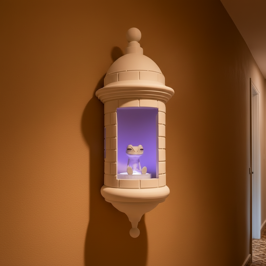 Moktan Sabai Puerto Rican Garita Coqui Lamp 16 Color USB LED Night Light Handmade Souvenir