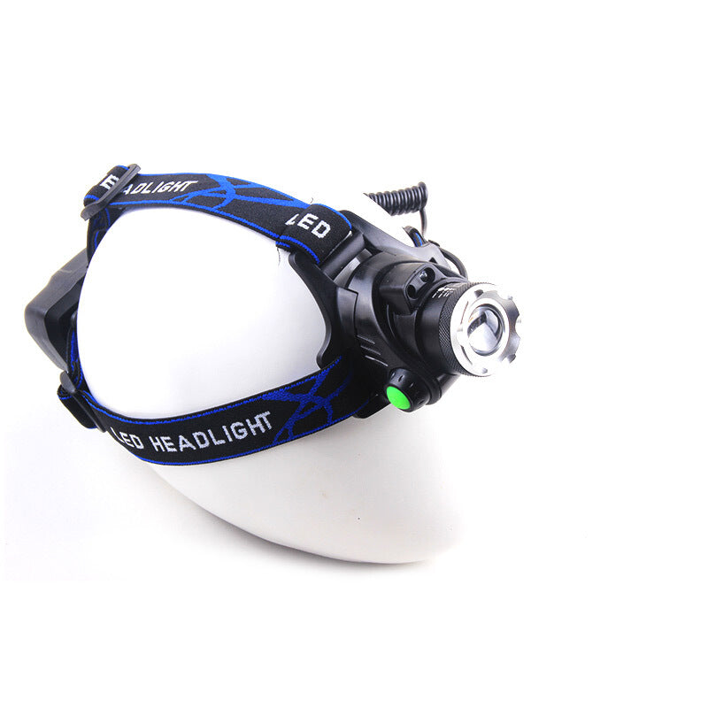 Ganstrad Powerful LED Headlamp Zoomable Rechargeable Waterproof for Camping Fishing