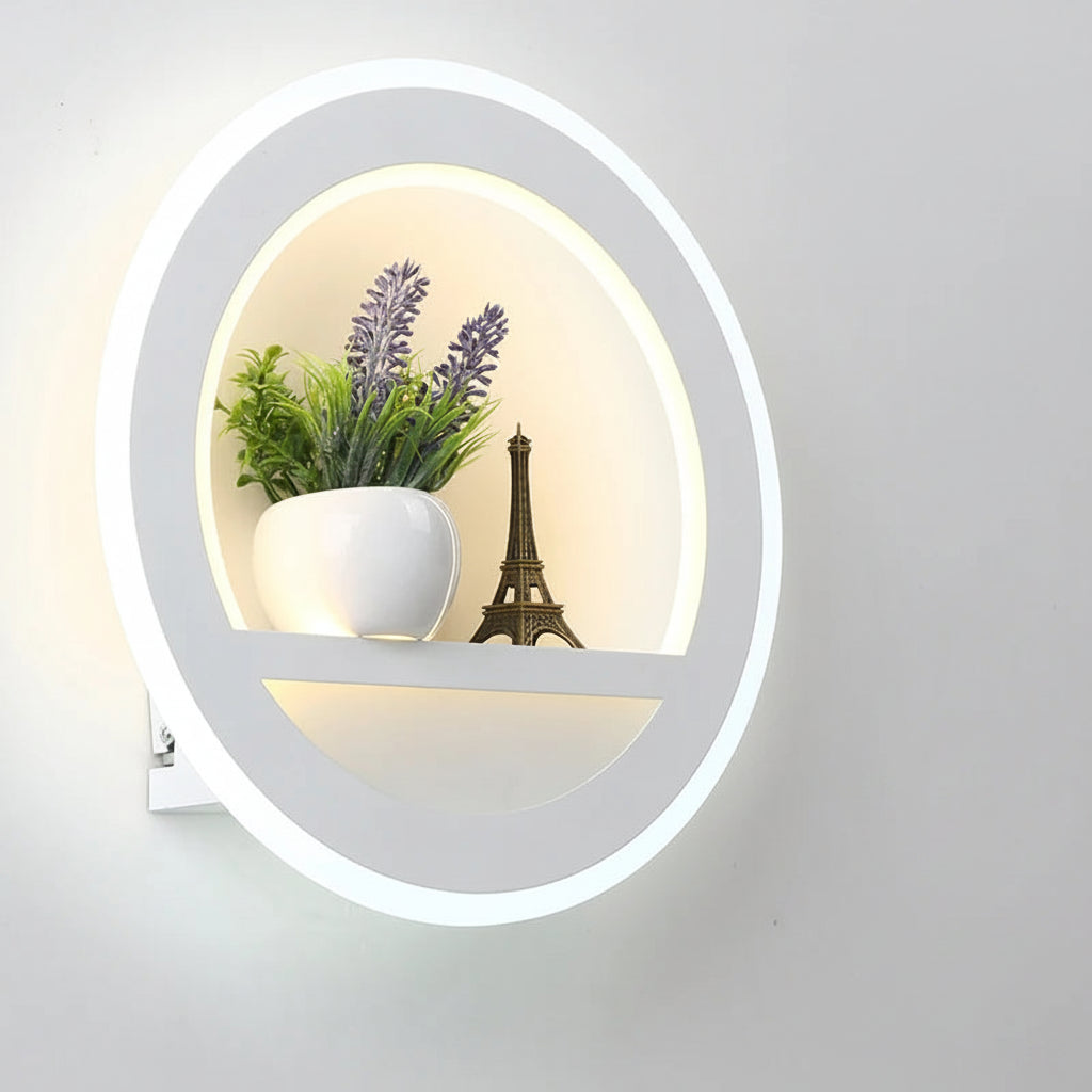 Moktan Sabai Dimmable LED Wall Light Remote Control Modern Bedroom Living Room AC90-220V Dimmable WHITE