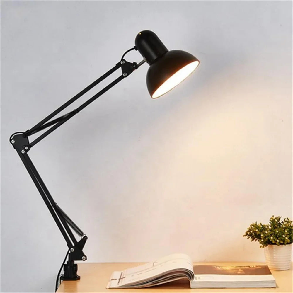 Moktan Sabai Flexible LED Desk Lamp Adjustable Metal Reading Light for Home Office Study Table