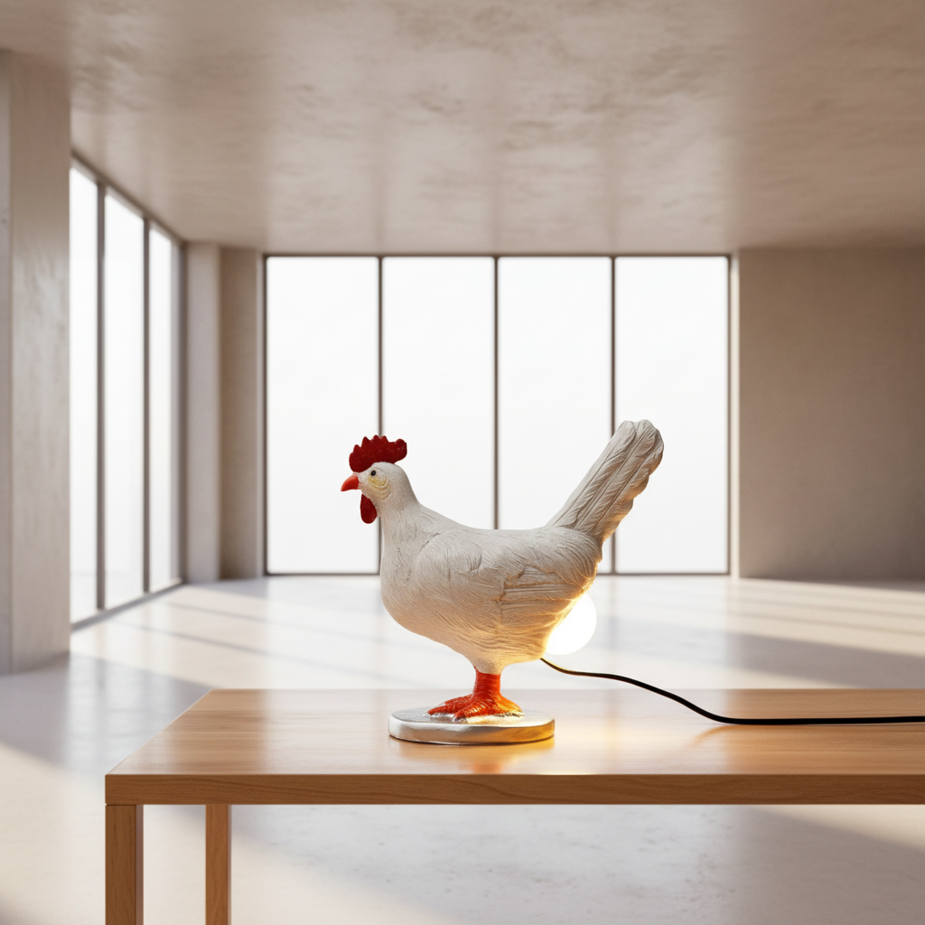 Moktan Sabai Chicken Table Lamp LED Novelty Night Light Easter Decorative Lamp