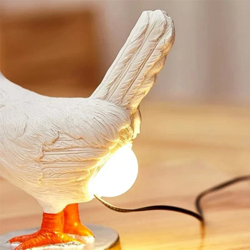 Moktan Sabai Chicken Table Lamp LED Novelty Night Light Easter Decorative Lamp